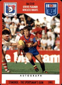 1991 Stimorol NRL #56 Steve Fulmer Front